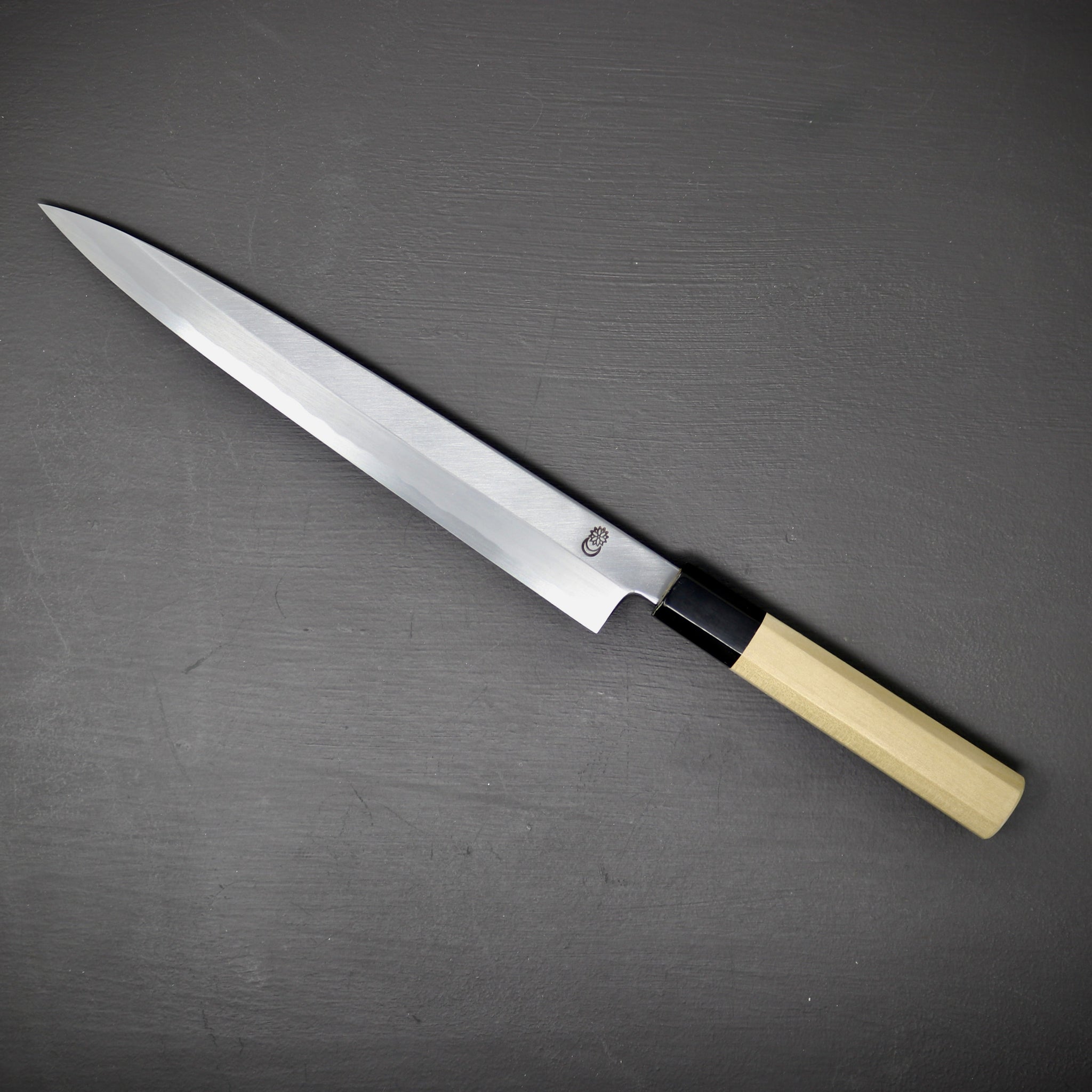 Sakai Kikumori Kikuzuki Kasumi Yanagiba Left Handed 240mm